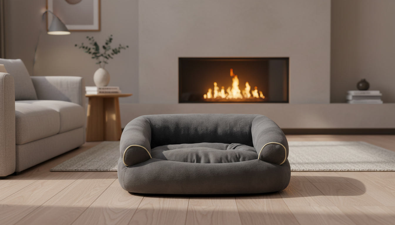SnugPaws™ Calming Pet Bed 🐾 (Anti-Anxiety Comfort)