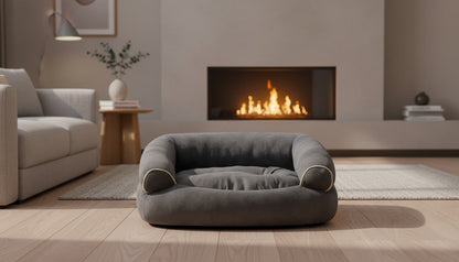 SnugPaws™ Calming Pet Bed 🐾 (Anti-Anxiety Comfort)