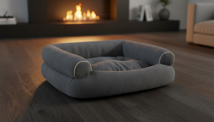 SnugPaws™ Calming Pet Bed 🐾 (Anti-Anxiety Comfort)